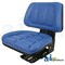 A & I Products Seat w/ Trapezoid Backrest, Blue Vinyl, 265 lb / 120 kg Weight Limit 23" x10" x19" A-T333BU - alternate 1
